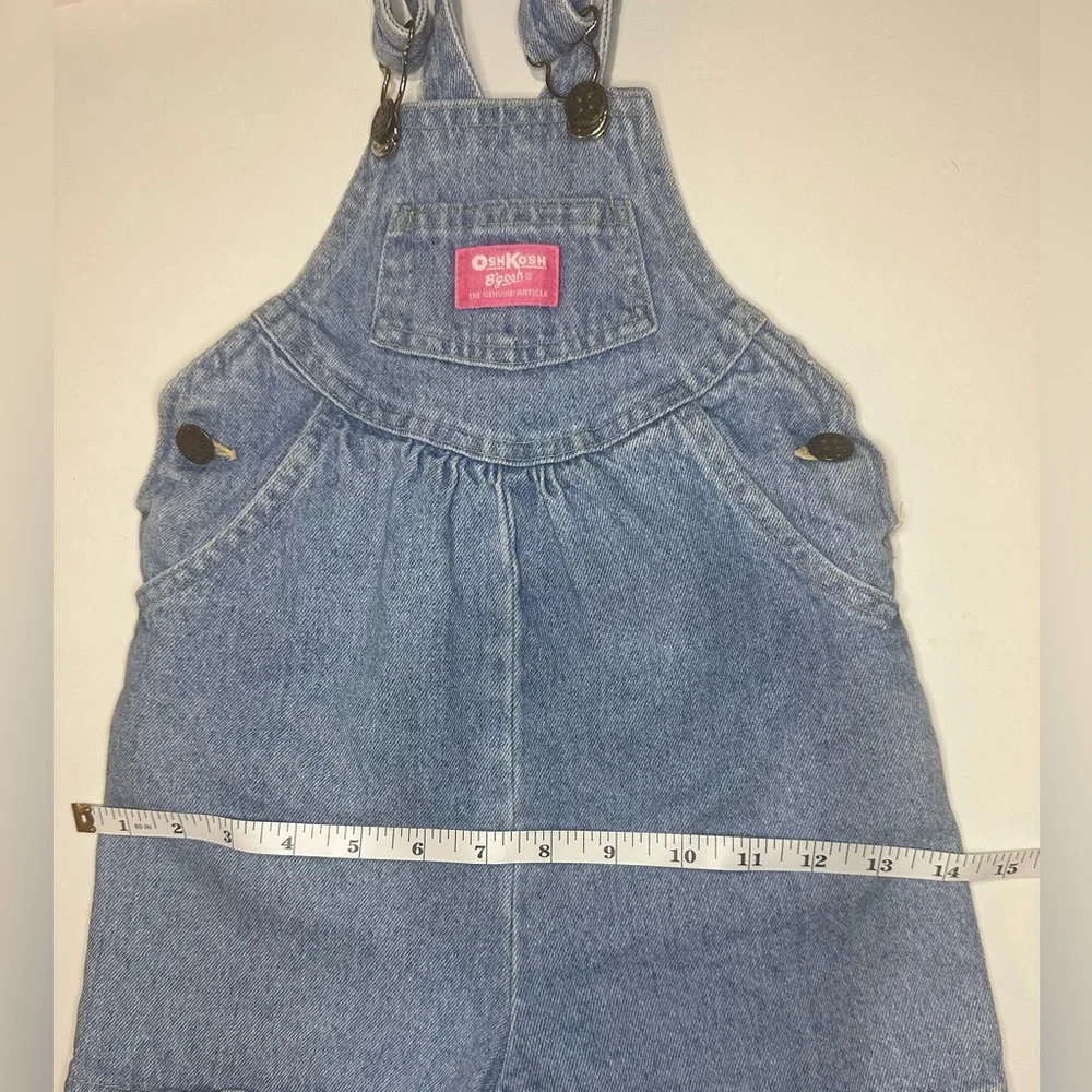 Vintage Paper Tag OshKosh Bgosh Shortalls. 4T see measurements. 100% Cotton
